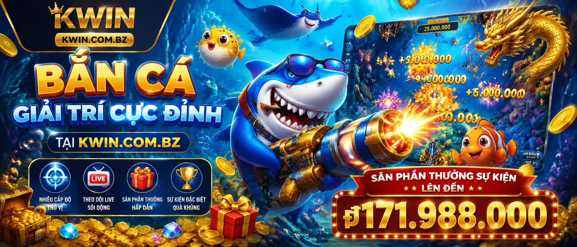 Jackpot Cá giao diện phòng chơi