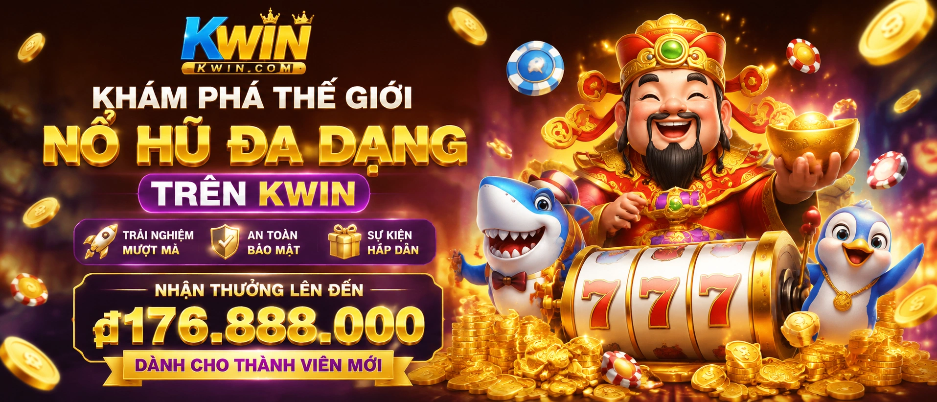 Giao diện Nổ Hũ Online trên Kwin